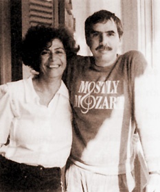 Eu e Lourenço, em 1989.o